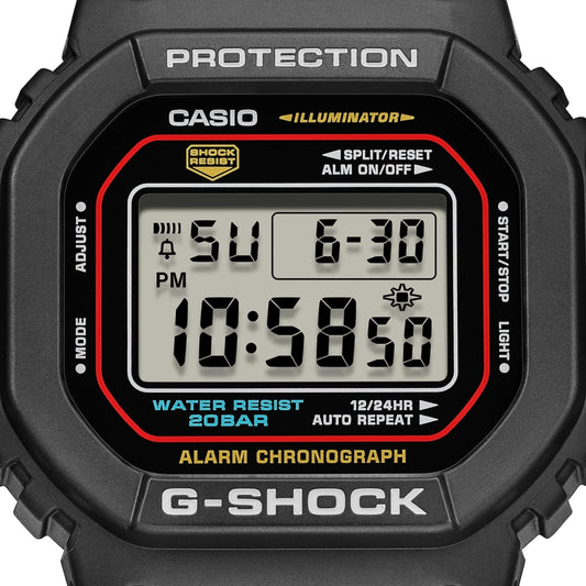 卡西歐 DW-5600RL-1DR - 錶底蓋