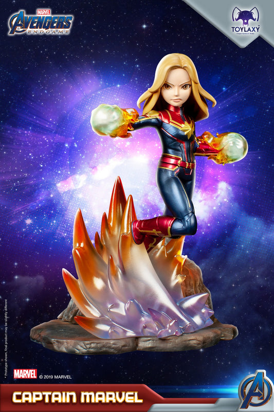 漫威復仇者聯盟:Marvel隊長正版模型手辦人偶玩具 Marvel's Avengers: Endgame Premium PVC Captain Marvel official figure toy wave 2 front