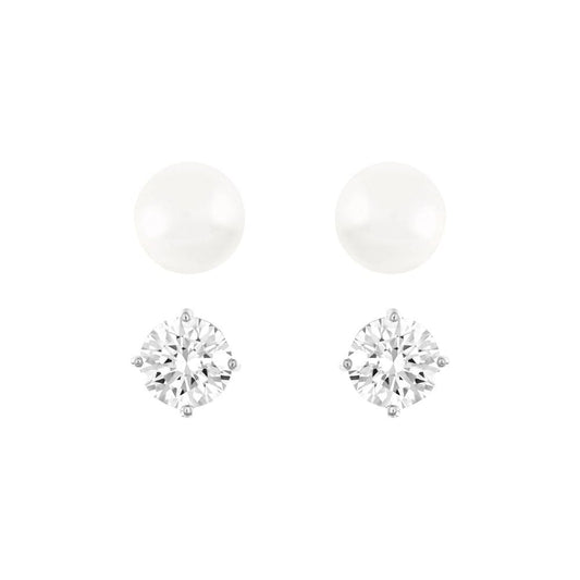 SWAROVSKI Attract Crystal Pearl & Clear Crystal Earring Jackets Set #5184312SWAROVSKI Attract Crystal Pearl & Clear Crystal Earring Jackets Set #5184312