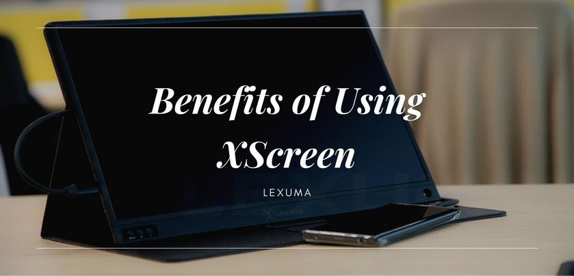 Lexuma XScreen Portable Monitor Screen Benefits blog cover photo 