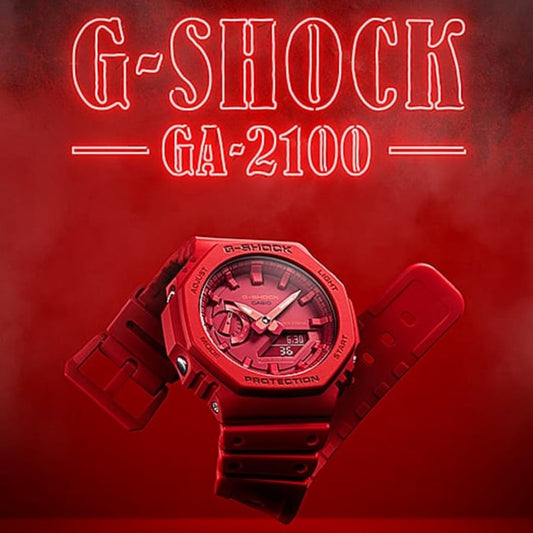 卡西歐 GA-2100-4ACR - 細節照