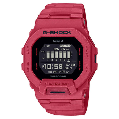 Casio GBD-200RD-4DR G-Shock 運動型鮮紅色訓練手錶