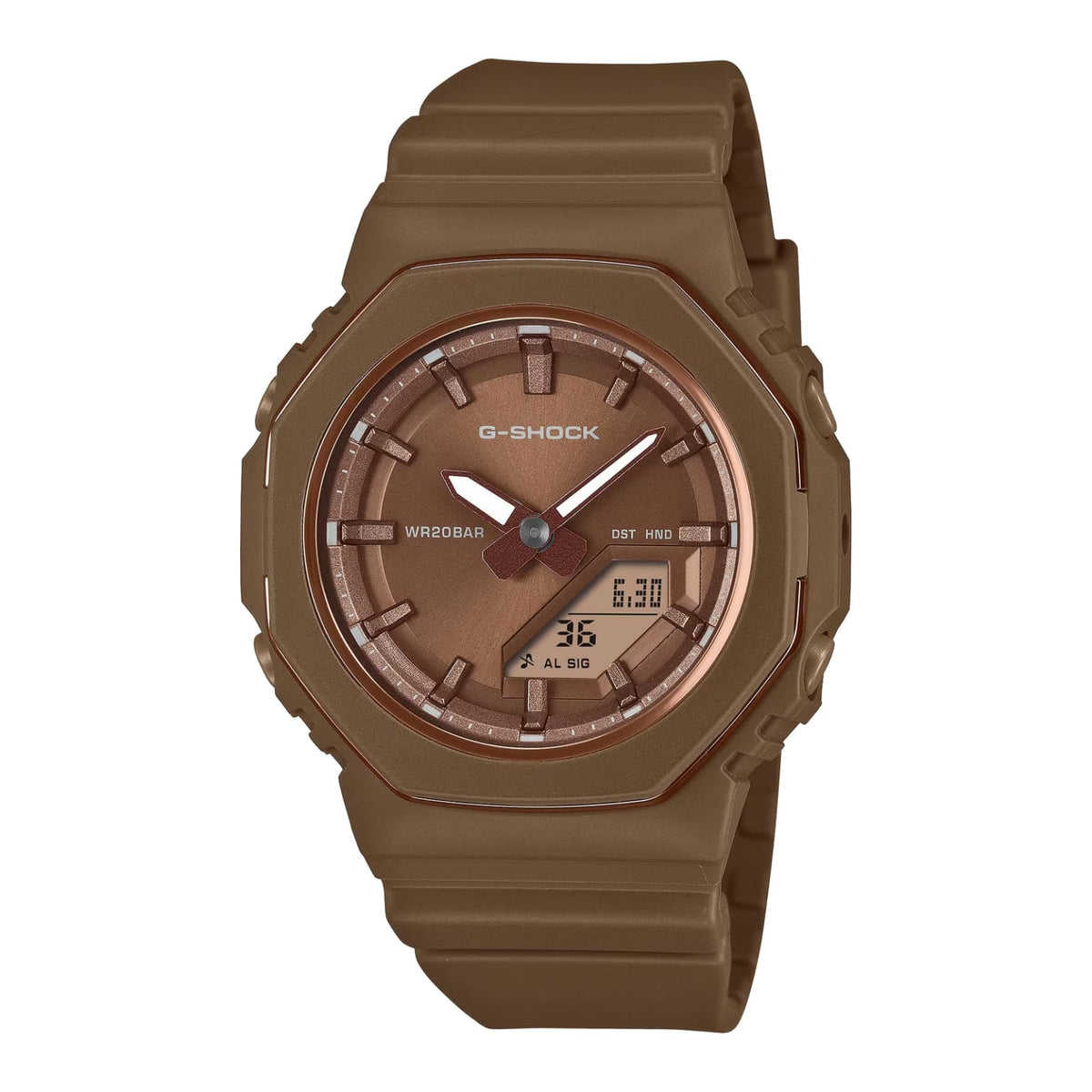 Casio G-SHOCK GMA-P2110B-5A 大地棕色生物基樹脂中型手錶 GMA-P2110B-5ADR - main product photo