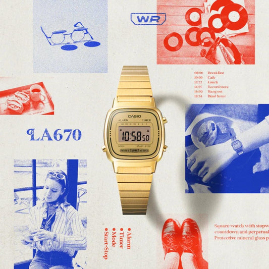 卡西歐 LA670WGA-9DF - 細節照