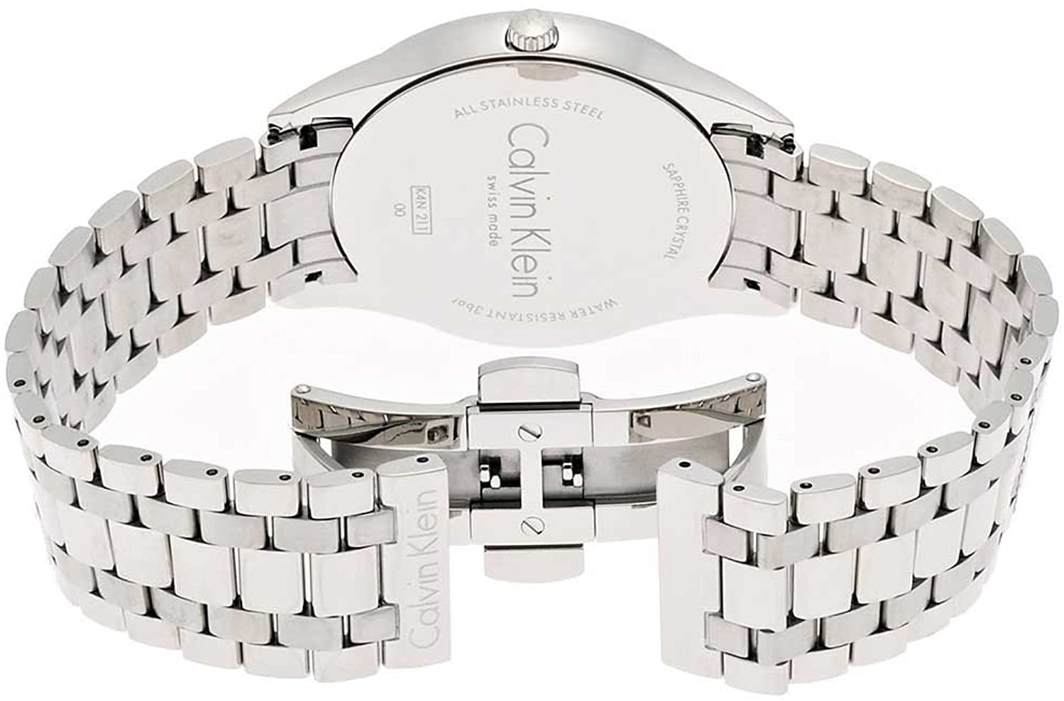NEW Calvin Klein Time Steel Mens Watches - Black Dial K4N21141 全新 Calvin Klein Time 鋼製男士手錶 - 黑色錶盤 K4N21141