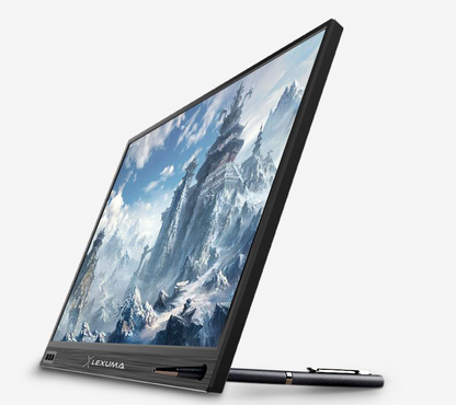 Lexuma XScreen Air - Wireless Portable Monitor 15.6 Ultra Slim 1920x1080 IPS 1080P Full HD with Built-in Battery SmartView Screen Mirroring present