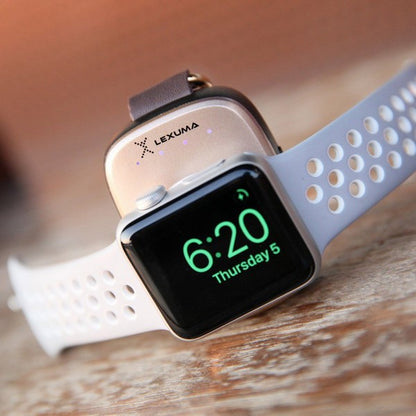 Apple Watch Power Bank portable charger and Apple Watch Series 4 and Series 5 3D Tempered Glass Screen Protector Wireless Charging Travel Charger 辣數碼 dimbuyshop Apple watch series 4 screen protector anti scratch anti-fingerprint tempered glass screen protector film brown