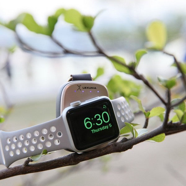 Apple Watch Power Bank portable charger and Apple Watch Series 4 and Series 5 3D Tempered Glass Screen Protector Wireless Charging Travel Charger 辣數碼 dimbuyshop Apple watch series 4 screen protector anti scratch anti-fingerprint tempered glass screen protector film tree