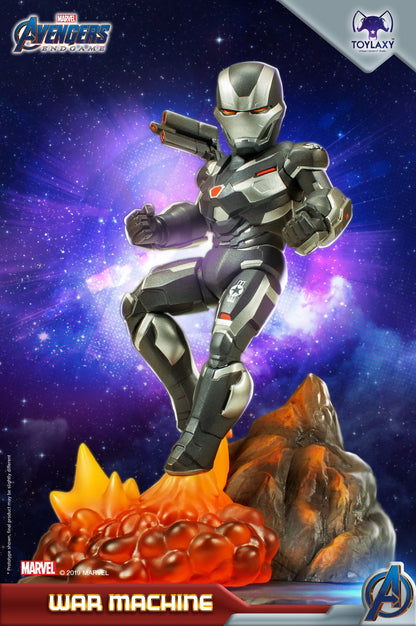 漫威復仇者聯盟：戰爭機器正版模型手辦人偶玩具 Marvel's Avengers: Endgame Premium PVC War Machine official figure toy wave 2 side