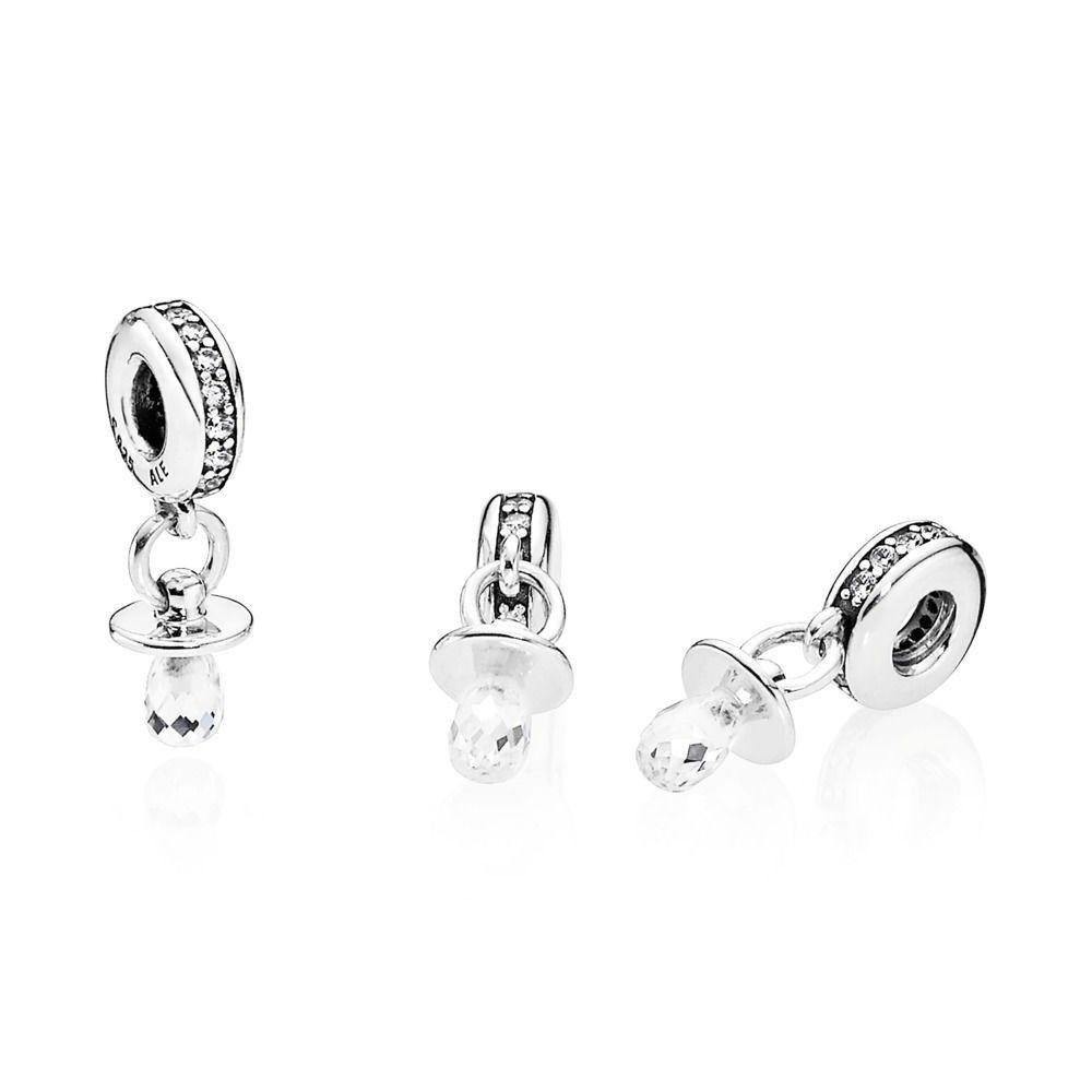 Pandora Pacifier Dangle Charm #791890CZ