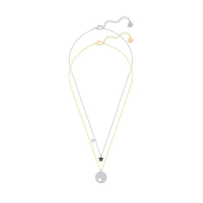 SWAROVSKI Crystal Wishes Blue Star Pendant Set #5253997