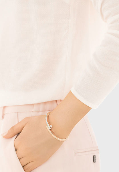 SWAROVSKI Get Narrow Rose Bangle Medium #5274385