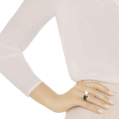 SWAROVSKI Iconic Swan Open Ring Size 50 #5296471
