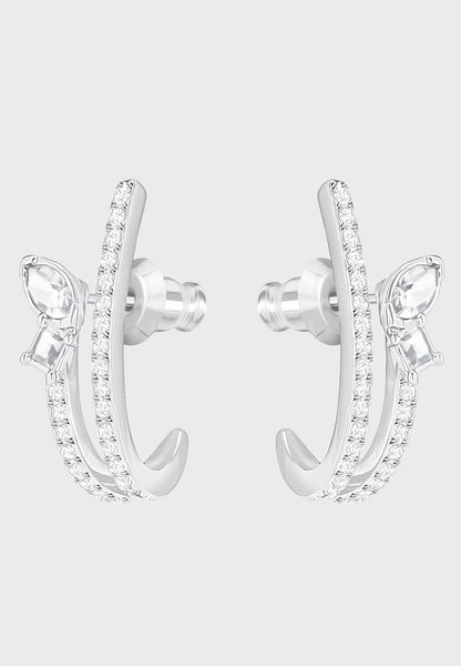 SWAROVSKI Women Stainless Steel Hoop Earrings #5351315