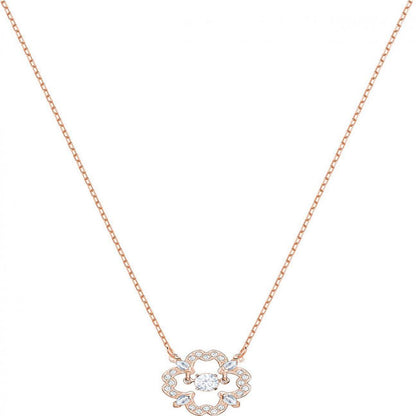 SWAROVSKI Sparkling Dance Rose Gold Plated Necklace #5408437