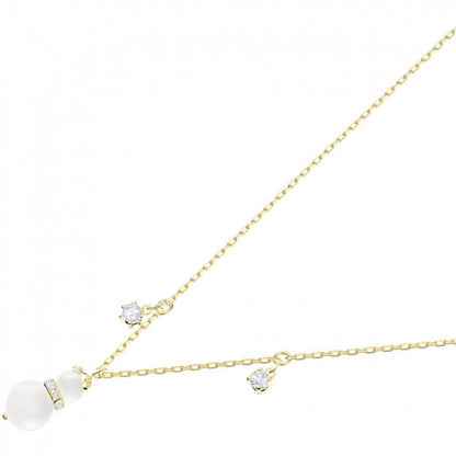 SWAROVSKI Little Snowman Pendant - White & Gold Plating #5410652