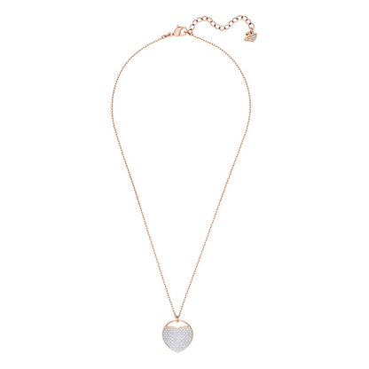 SWAROVSKI Ginger Pendant Necklace Rose Gold Tone #5479915