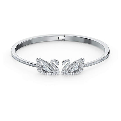 SWAROVSKI Dancing Swan bangle - White #5520713