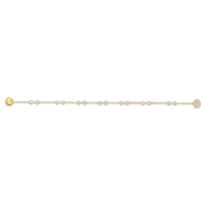 SWAROVSKI Remix Collection Carrier - White & Gold-tone plated #5528876