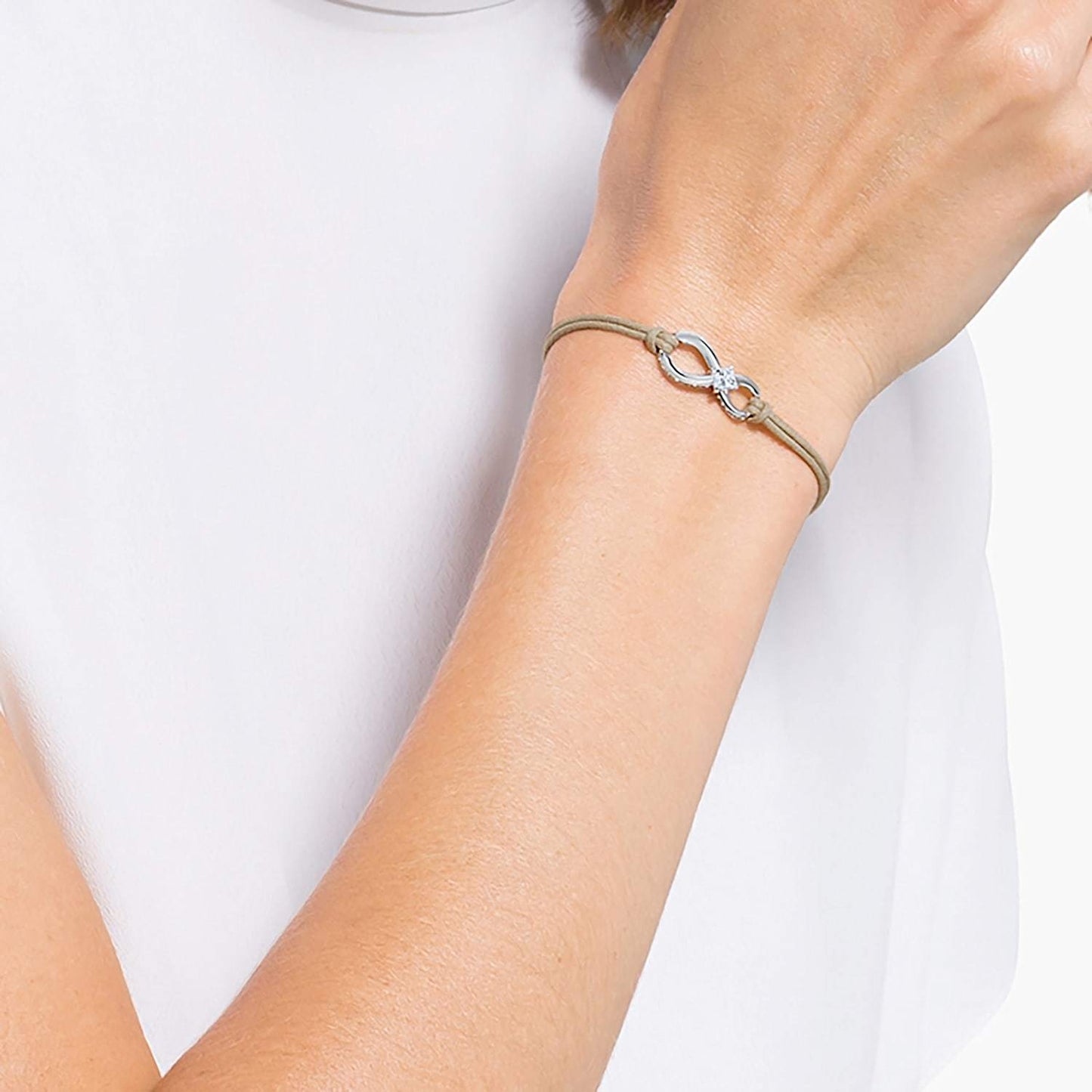 SWAROVSKI Infinity 米色手鏈 5533725