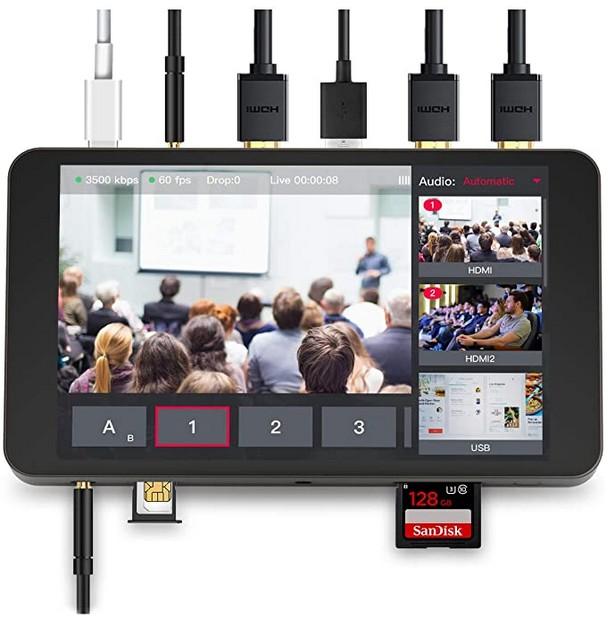 YoloLiv YoloBox Portable Live Stream Studio - Streams to YouTube, Facebook, Twitch