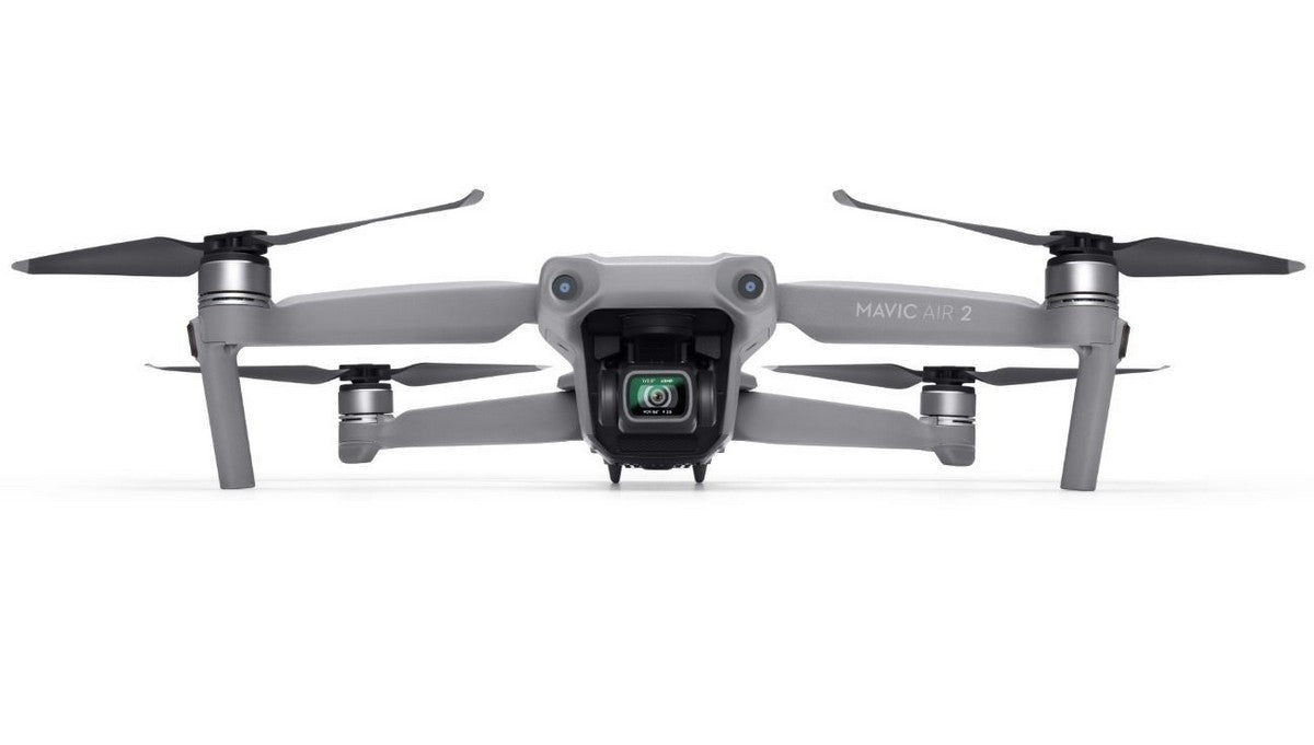 DJI Mavic Air 2 Fly More Combo - Drone Quadcopter UAV with 48MP Camera 4K Video 8K Hyperlapse 1/2" CMOS Sensor 3-Axis Gimbal 34min Flight Time ActiveTrack 3.0 Ocusync 2.0, Gray-dji-mavic-air-2-fly-more-combo-drone-front